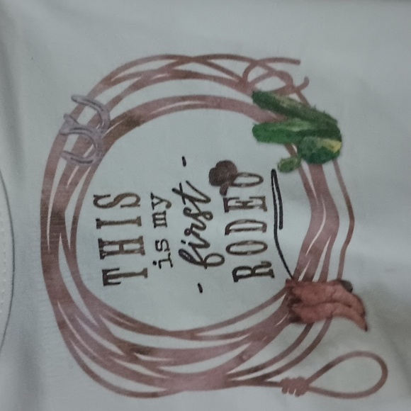 Knollwood lane this is my first rodeo onsie - Picture 2 of 7